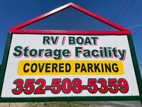 RV & Boat Storage Sign